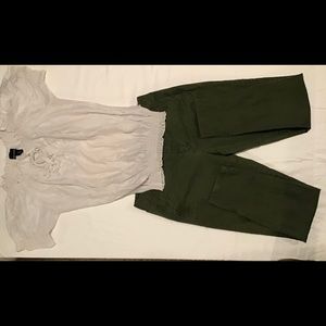 Women blouse and pants
